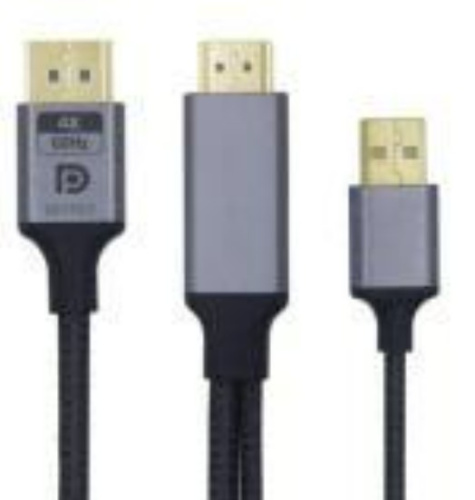 Кабель CABLETIME CHD1L (CT-HMDM4K-AG2) 2 м HDMI-DP 4K60 Гц - черный Кабель CABLETIME CHD1L (CT-HMDM4K-AG2) 2 м HDMI-DP 4K60 Гц - черный