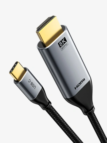 Кабель CABLETIME CC14L (CT-CMHD8K-AG2) USB TYPE C - HDMI 8K/60 Гц