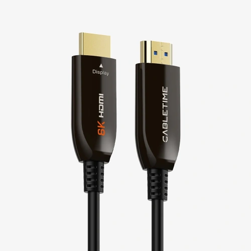Кабель CABLETIME CH1XU (CT-AHD8K-ZB120) 120 м, AOC 8K60 Гц HDMI 2.1 HDR, ARC, HDCP2.2, 3D, высокоскоростной 48 Гбит/с