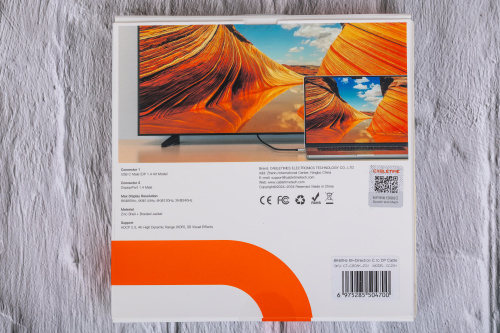 Кабель CABLETIME CC23H (CT-CBD8K-ZG1) USB TYPE C - DisplayPort 8K/60 Гц фото 12