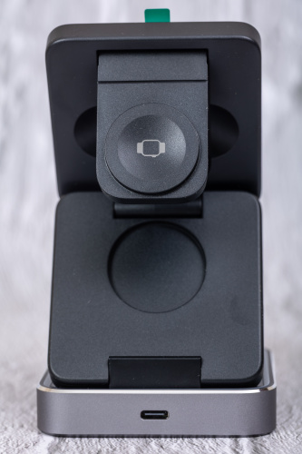 Беспроводное зарядное устройство CABLETIME CE12B (CT-WPG01-PG) 3-в-1 фото 6