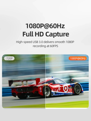 Адаптер видеозахвата CABLETIME CB67G (CT-ACHC3L-AG) USB 3.0 A+C в HDMI с петлевым выходом фото 4