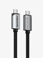 Кабель CABLETIME CU47E (CT-USB4V2-AG0.5) 0.5м USB4 V2.0 80G черный плетеный