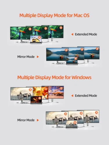 USB-Хаб (концентратор) CABLETIME CB90G (CT-HUBL1-AG) 12-в-1 USB-C HUB, 2 HDMI, 1 DisplayPort для ноутбука - Gray фото 9