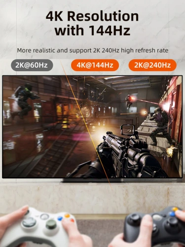 Кабель CABLETIME CC22L (CT-CMDP8K-ZG2) USB C-DisPlayPort 8K/60 Гц фото 2