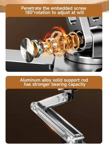 Подставка X CABLETIME CS16S (CT-LS07-AS) для ноутбука с вращением на 360° фото 6