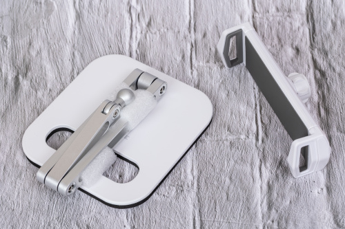 Регулируемая эргономичная подставка CABLETIME CS22S (CT-PS03-AS) – складная, устойчивая для планшетов/смартфонов 5-14 дюймов фото 6