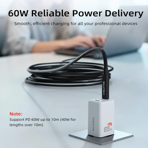 Кабель CABLETIME CUA4P (CT-ACMU4-ZB5) 5м USB 3.2 Gen2x1 Type C to Type C DP 4-LANE, AOC фото 8