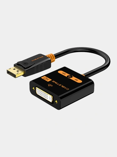 Кабель-адаптер CABLETIME CP24B (CT-AV586-02G-B0.2) DisplayPort - DVI, 1920×1200 и 1080p, черный ПВХ Кабель-адаптер CABLETIME CP24B (CT-AV586-02G-B0.2) DisplayPort - DVI, 1920×1200 и 1080p, черный ПВХ