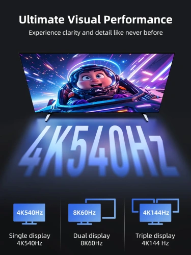 Кабель CABLETIME CT50G (CT-TB5-PB0.8) Thunderbolt 5 0,8 м | 240 Вт, 120 Гбит /с, 8 Кбит/с, серцифирован Intel фото 4