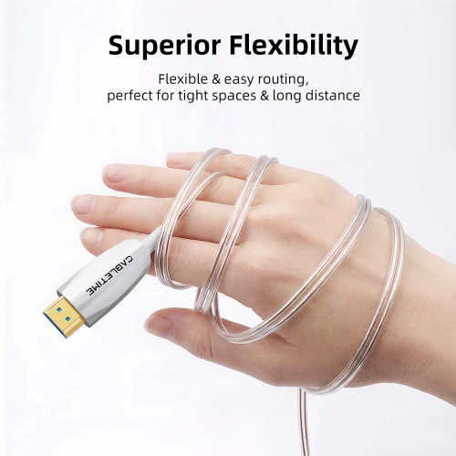 Кабель CABLETIME CH28P (CT-ASHD8K-ZB5) 5 м, AOC Slim 8K60Hz HDMI 2.1 фото 6