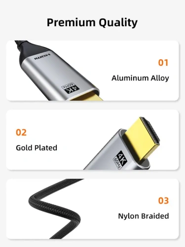 Кабель CABLETIME CC10K (CT-C160-PU31-CMHD2-S1.8) USB TYPE C - HDMI 4K/60 Гц фото 4